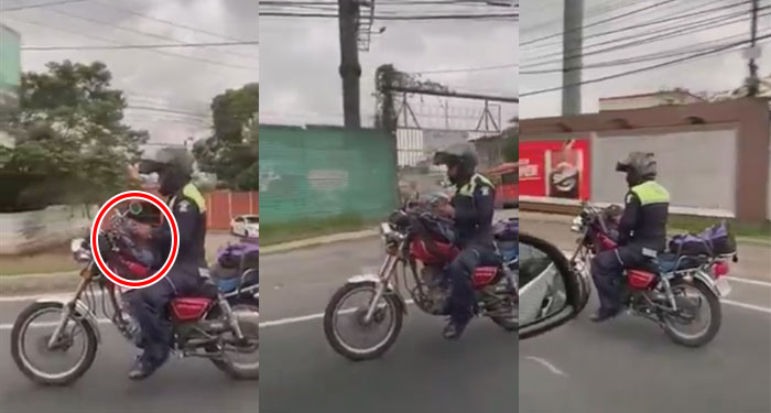 Captan a un PMT utilizando su teléfono mientras conducía a excesiva velocidad (Video)
