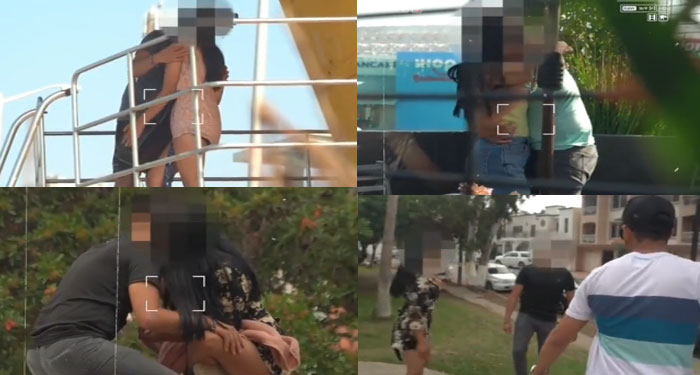 Hombre encuentra a su pareja con su mejor amigo en pleno acto en la vía pública (Vídeo)