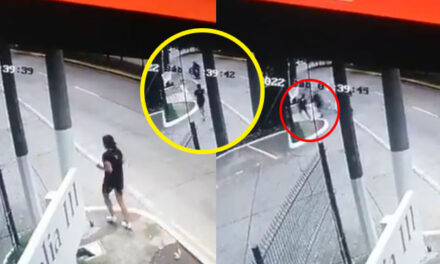 Momento en que motoladrones asaltan a una mujer que hacía ejercicio en en zona 16 (Video)