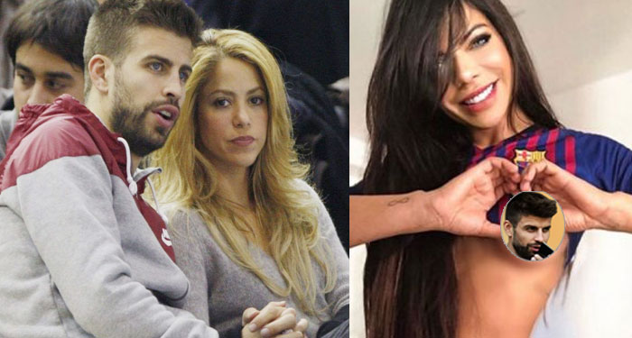La nueva novia de Gerard Pique se maquilla para ser idéntica a Shakira