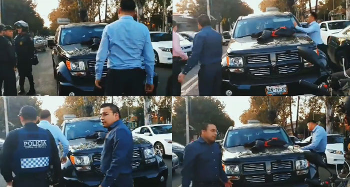 Hombre encuentra a su mujer con el amante dentro de propia camioneta (Video)