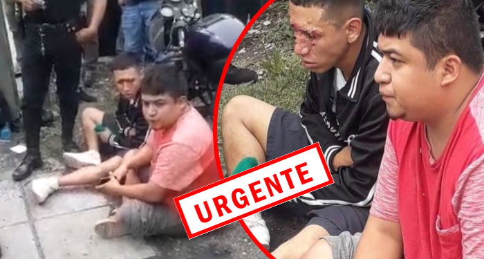 Ladrones son vapuleados por pasajeros que viajaban en autobús (Video)