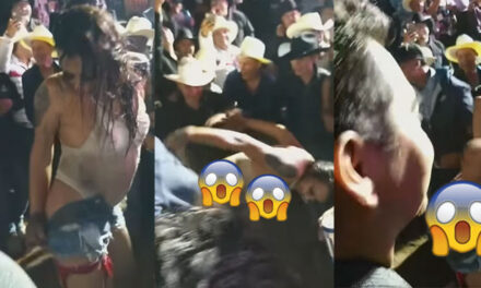 Mujer bajo efectos de alcohol se quita la ropa en plena fiesta y se vuelve viral (Video)