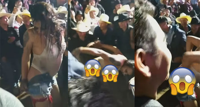 Mujer bajo efectos de alcohol se quita la ropa en plena fiesta y se vuelve viral (Video)