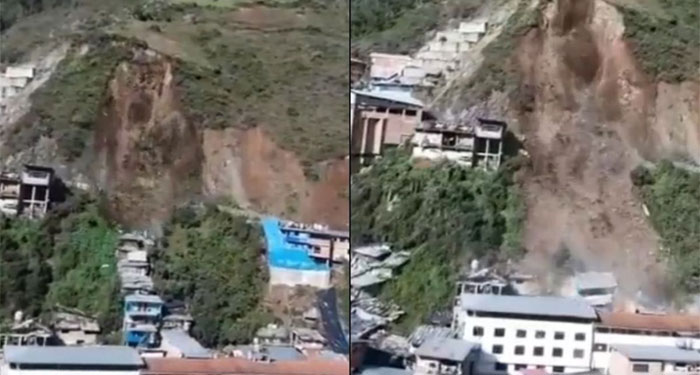Deslizamiento de cerro en Perú sepultó al menos 150 viviendas (Video)