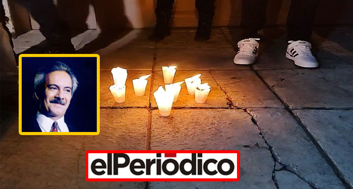 Aldo Dávila y varias personas hacen vigilia frente a la casa de Rubén Zamora (Video)