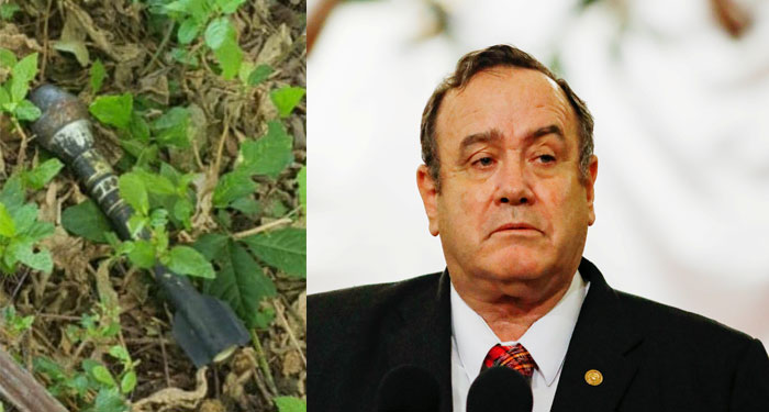 Cártel de Jalisco Nueva Generación dispara contra el Presidente Giammattei (Video)