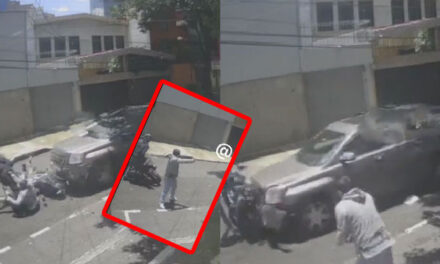 Conductor le pasa las llantas encima a ladrones tras robarle jugosa cantidad de dinero (Video)