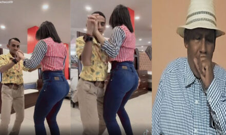 Yeison baila Bachata con una mujer y el Apóstol Santiago Zúñiga se pone celoso (Video)