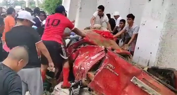 Mortal accidente de tránsito en Escuintla (Video)