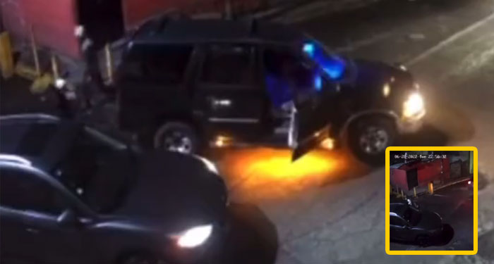 Delincuentes armados se hacen pasar por policías y roban camioneta (Video)