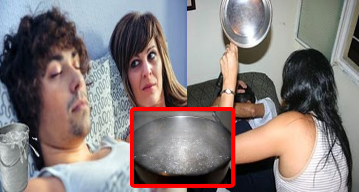 Mujer Escuchó a su pareja soñar con otra mujer y le tiró agua hirviendo en los genitales