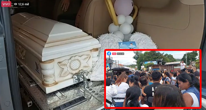 “Descanse en paz” Miles de personas le dan el último adiós Ellie Samara (Video)