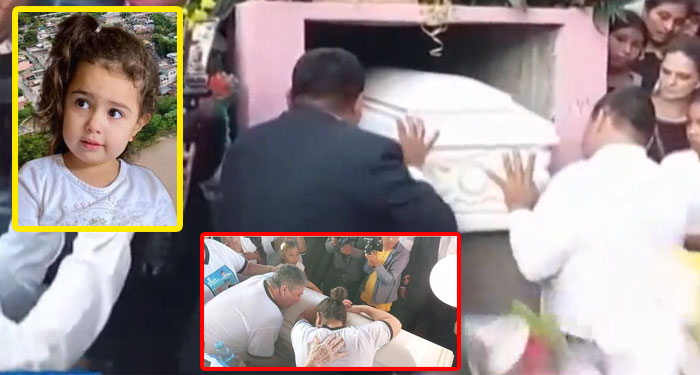 El doloroso sepelio de la pequeña Ellie Samara en su natal Gualán Zacapa (Video)