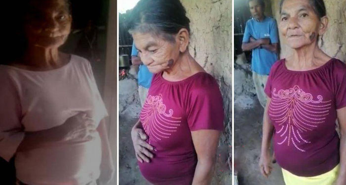 “Yo nunca me opere” Mujer de la tercera edad queda embarazada (Video)