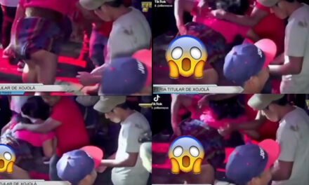 Mujer se sube el “Corte” en medio de una fiesta y enseña de más (Video)