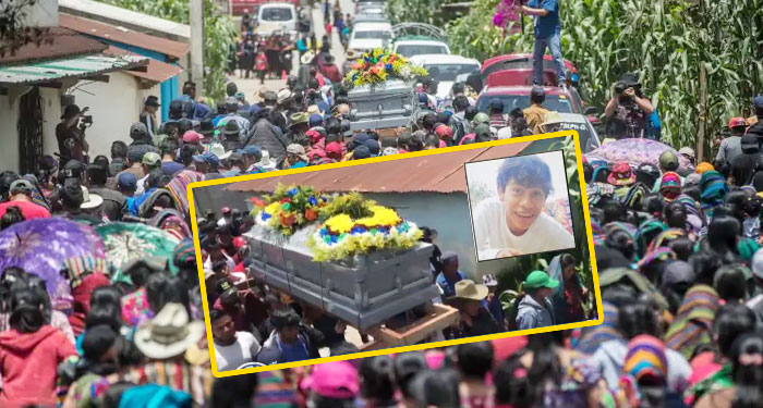 Con lágrimas y profundo dolor la familia le da el último adiós a Melvin, migrante fallecido (Video)