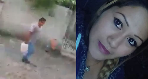 Momento en que mujer es quemada viva frente a su madre y sus hijos (Video)
