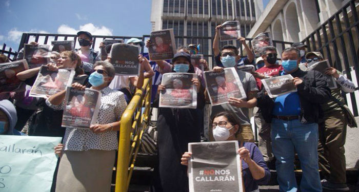 Hacen llamado para realizar un plantón frente a Torre de Tribunales en apoyo a Rubén Zamora