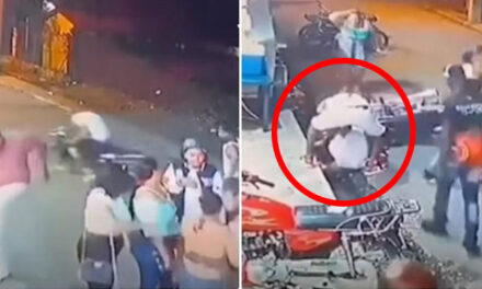 Al motoladrón se le disparó el arma por error y mató a su cómplice (Video)