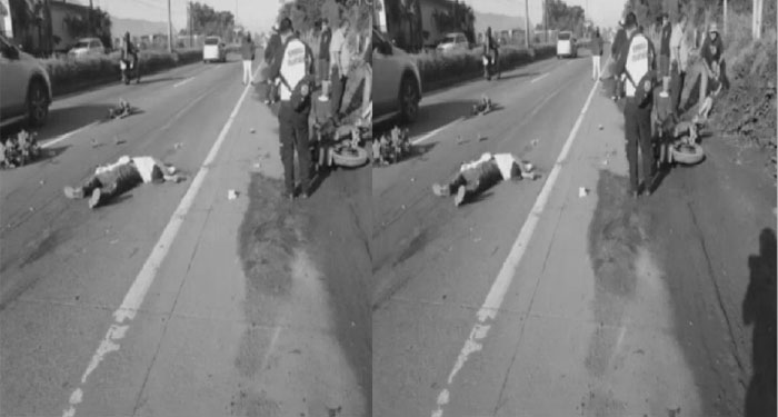 Mujer motorista muere al ser arrollada por vehículo en Ruta al Pacifico (Video)