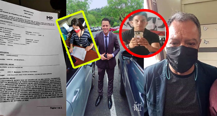 Periodista Juan Víctor junto a su padre ponen la denuncia en el MP tras amenazas de muerte (Video)