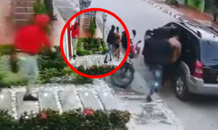 Cámaras de seguridad captaron el momento en que delincuentes secuestran a un menor (Video)