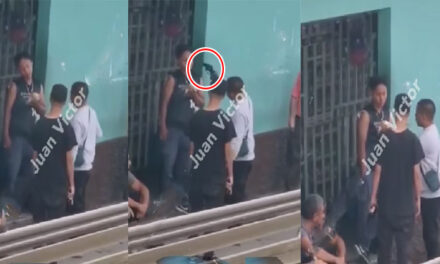Extorsionistas intimidan a comerciantes con arma de fuego por no pagar la cuota de Q800 Vídeo)