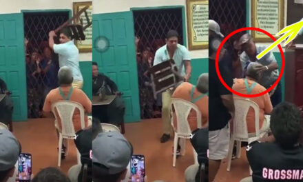 Anciano es brutalmente golpeado con una silla durante reunión de alcohólicos anónimos (Video)