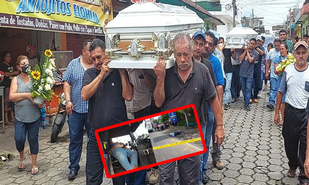 Con mucho dolor la familia y amigos despiden a chofer y ayudante asesinado en Retalhuleu