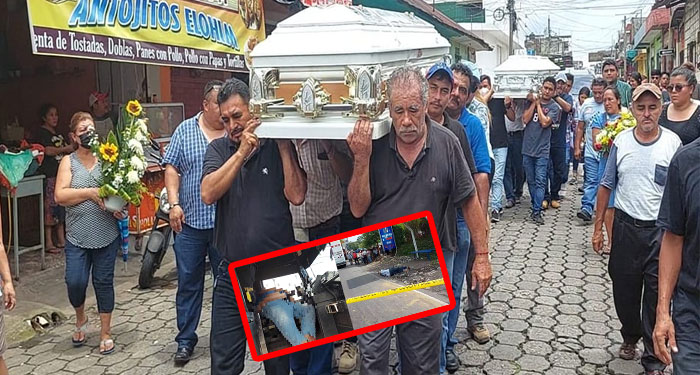 Con mucho dolor la familia y amigos despiden a chofer y ayudante asesinado en Retalhuleu