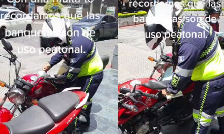 PMT coloca multas en zona 10 a motoristas parqueados en las banquetas (Video)