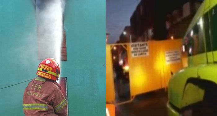 Siete personas fallecidas durante incendio en en la zona 7 de Mixco (Video)