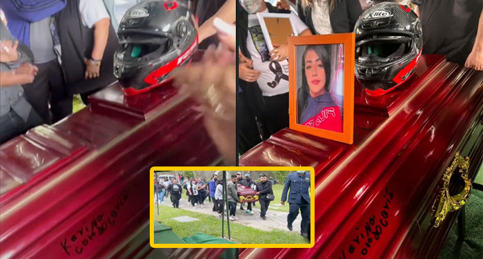 Con profundo dolor familiares y amigos despidieron a Jennifer Karina Hernández (Video)