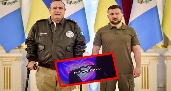 VIDEO: Le hacen canción al Presidente Giammattei con la letra “Mi Bebito Fiu Fiu”