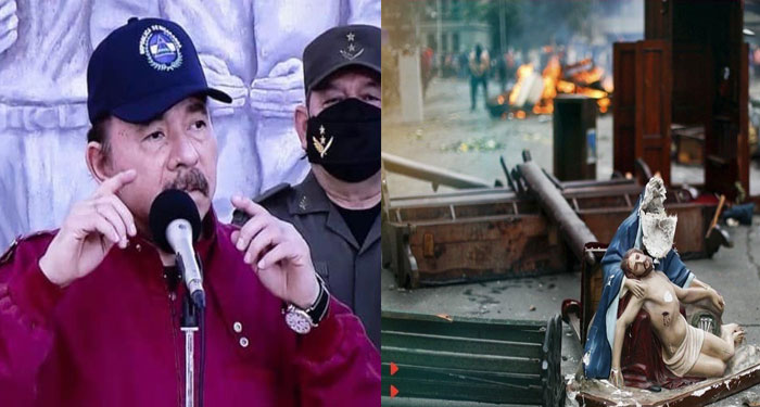 Nicaragua se declara Nación sin Dios y manda a quemar las Iglesias (Video)