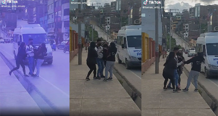 Momento en que 3 mujeres se van a los golpes por el amor de un hombre (Video)
