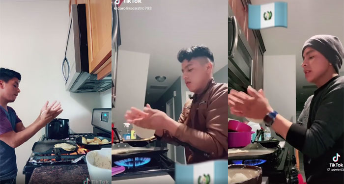 Migrante guatemalteco se vuelve viral al hacer tortillas a mano (Video)