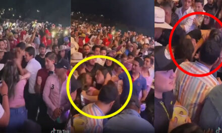 Momento en que dos mujeres se pelean por el amor de un hombre en un concierto (Video)