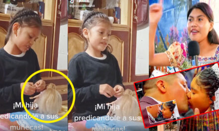 Niña le predica a sus muñecas imitando a la pastora Evangélica que se casó con su primo (Video)