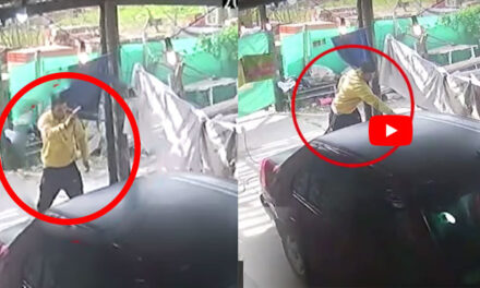 Padre e hijo asesinan a un familiar por una supuesta una herencia y quedó captado en video