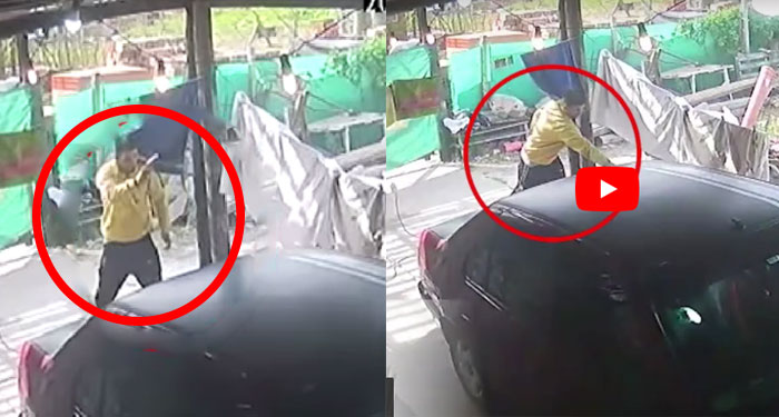 Padre e hijo asesinan a un familiar por una supuesta una herencia y quedó captado en video