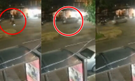 Intenta arrollar a su exnovia “POR CELOS” y atropella a su acompañante(Video)