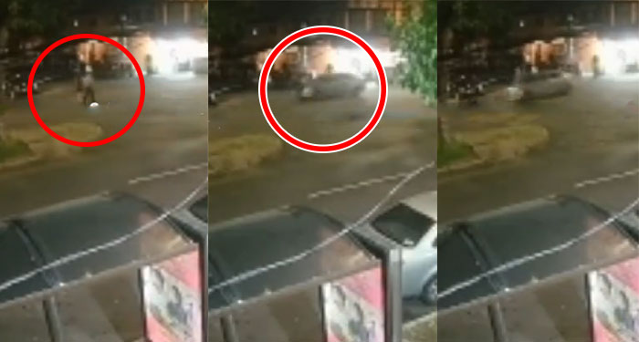 Intenta arrollar a su exnovia “POR CELOS” y atropella a su acompañante(Video)