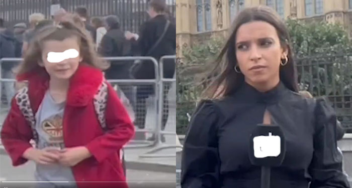 VIDEO: Reportera insulta a una niña con malas palabras en plena transmisión en vivo