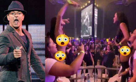 “DE NUEVO” Momento en que fan de Ricardo Arjona se quita toda la ropa en pleno concierto (Video)