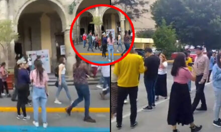 Momento del nuevo sismo que sacude a México y desató el pánico en varias personas (Video)