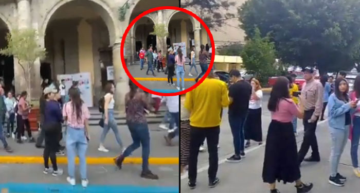 Momento del nuevo sismo que sacude a México y desató el pánico en varias personas (Video)