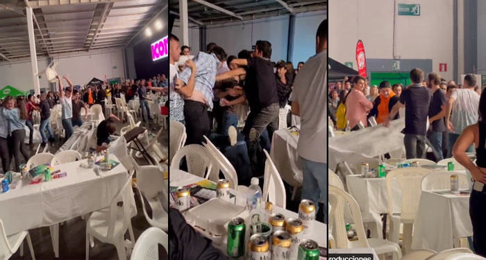 VIDEOS: Varias persona protagonizan pelea durante el concierto de “BACILOS” en Guatemala