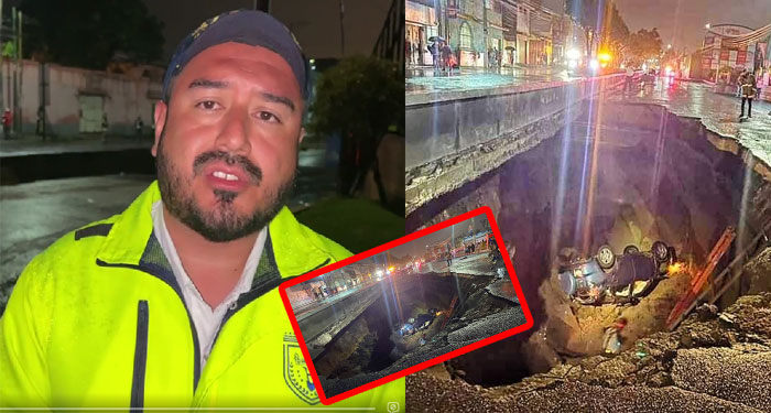 Alcalde de Villa Nueva se pronuncia tras el nuevo hundimiento, donde se fue un vehículo (Video)